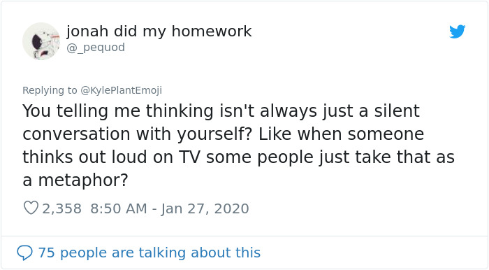 Guy Finds Out Not Everyone Has An Internal Monologue With Themselves And It Ruins His Day Guy Finds Out Not Everyone Has An Internal Monologue With Themselves And It Ruins His Day