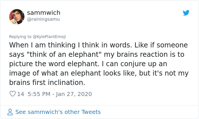 Guy Finds Out Not Everyone Has An Internal Monologue With Themselves And It Ruins His Day Guy Finds Out Not Everyone Has An Internal Monologue With Themselves And It Ruins His Day