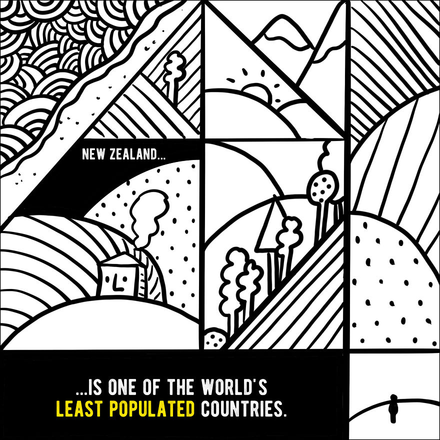 We Illustrated 20 Interesting Facts About New Zealand That You Probably Didn't Know