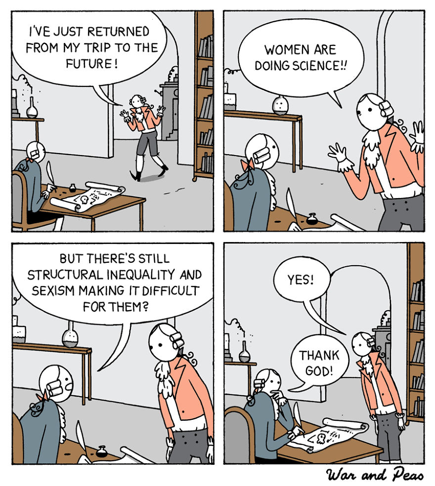 Hilarious, Dark And Relatable Comic Strips By War And Peas