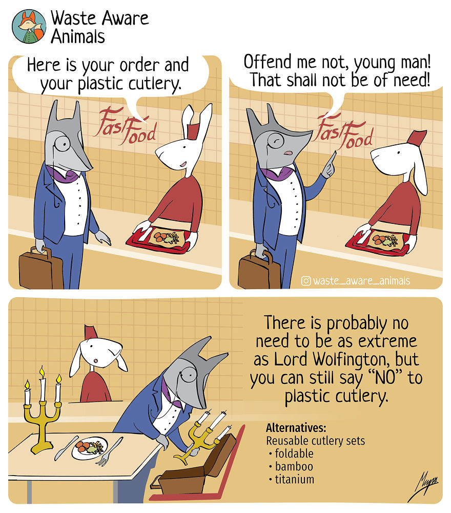 I Create A Comics To Share My Funny Struggle With Zero Waste Living