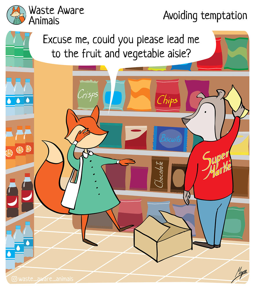 I Create A Comics To Share My Funny Struggle With Zero Waste Living