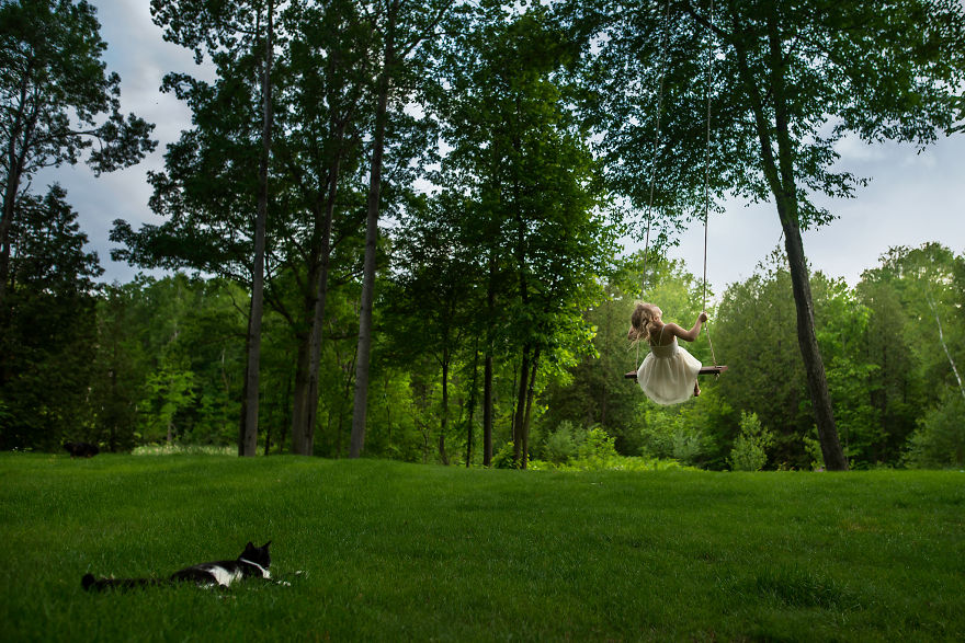 I've Photographed My Daughter On The Same Tree Swing For 3 Years, Here Are Some Of My Favorites
