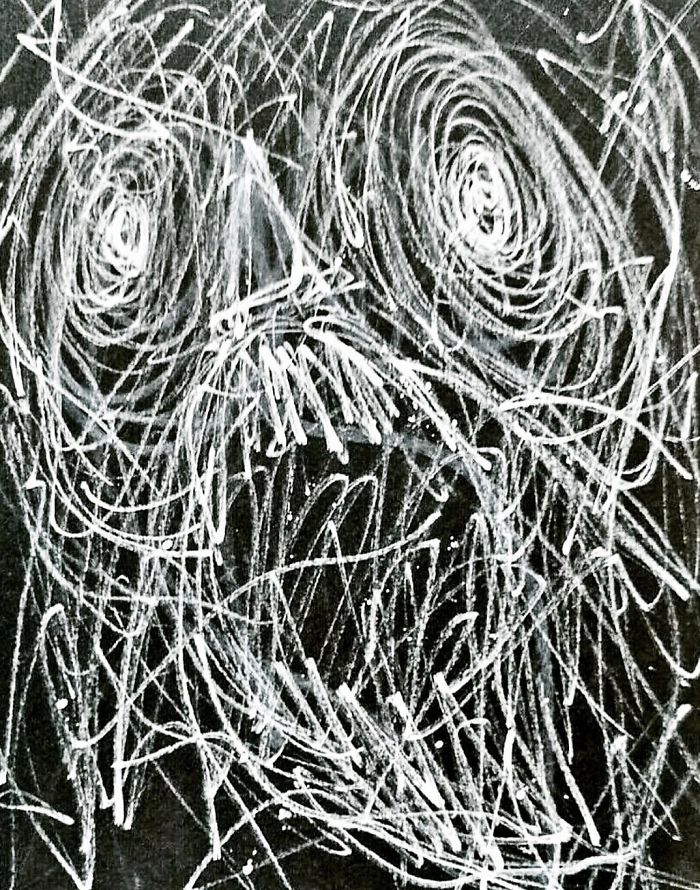 My Schizophrenic Friend Makes Really Intense Paintings Of His Inner Demons