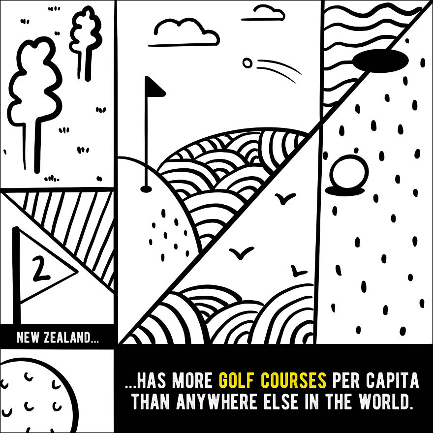 We Illustrated 20 Interesting Facts About New Zealand That You Probably Didn't Know