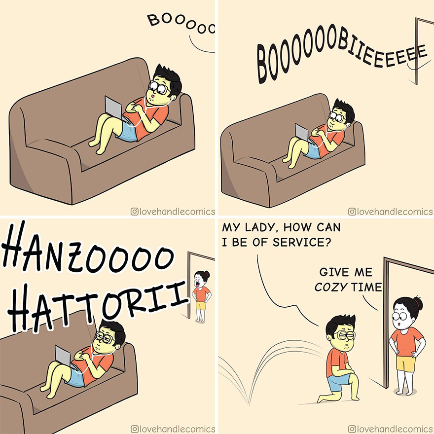 20 Comics Illustrating The Daily Moments From Our Relationship