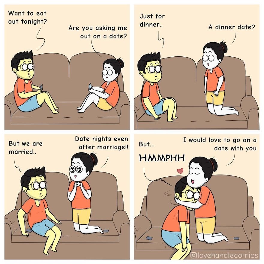 20 Comics Illustrating The Daily Moments From Our Relationship