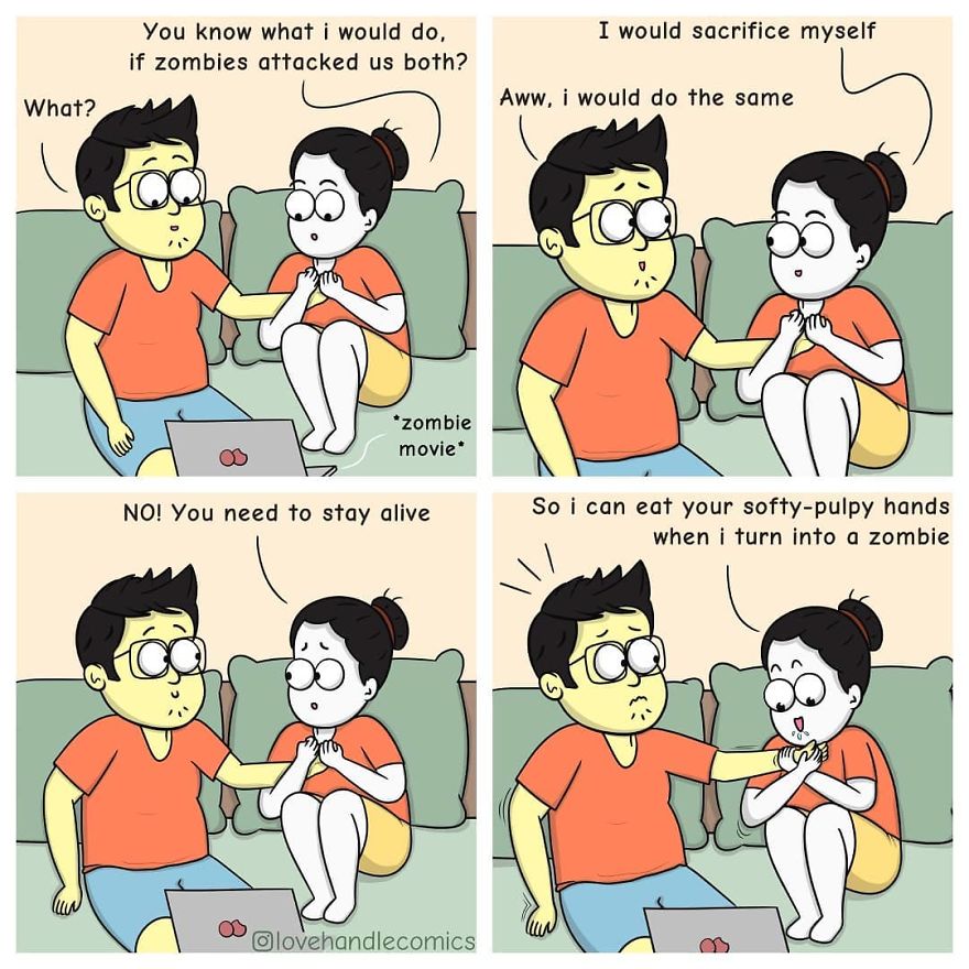 20 Comics Illustrating The Daily Moments From Our Relationship