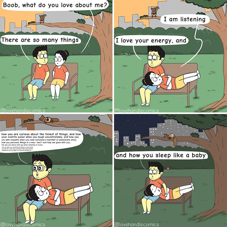 20 Comics Illustrating The Daily Moments From Our Relationship