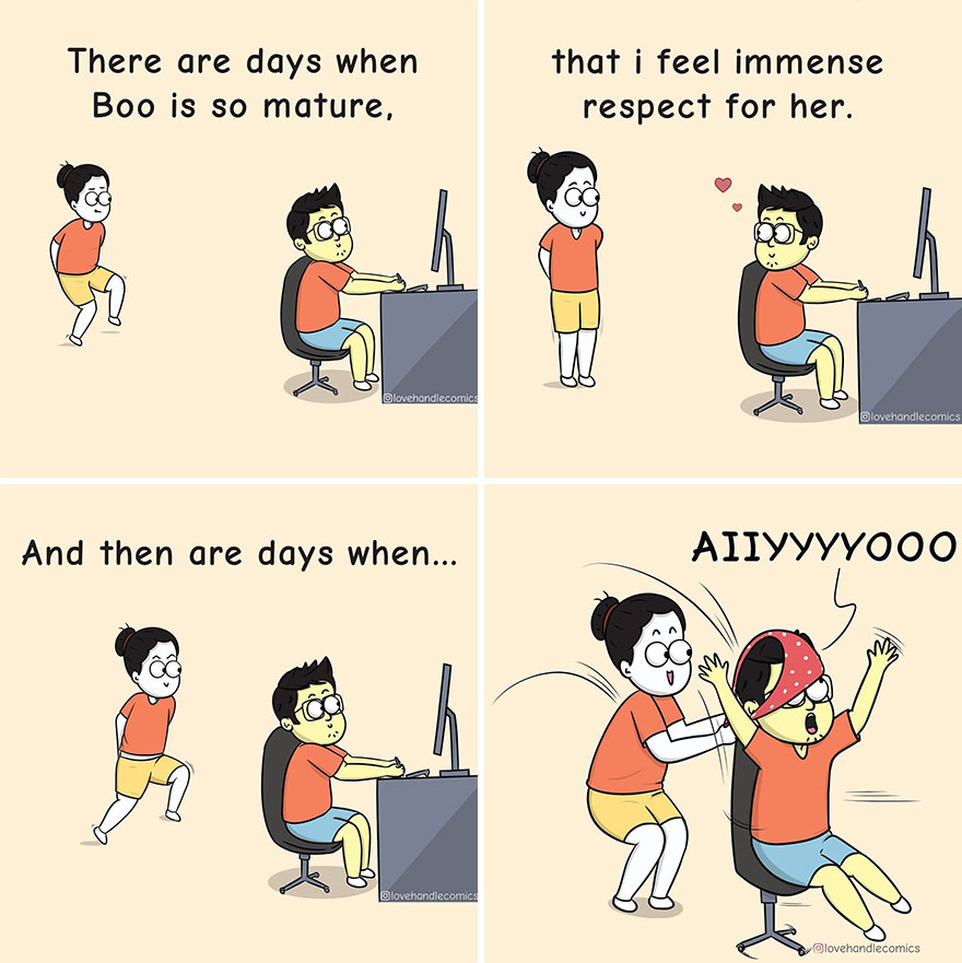 20 Comics Illustrating The Daily Moments From Our Relationship