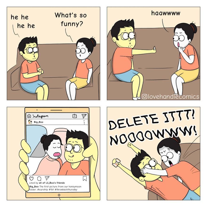 20 Comics Illustrating The Daily Moments From Our Relationship