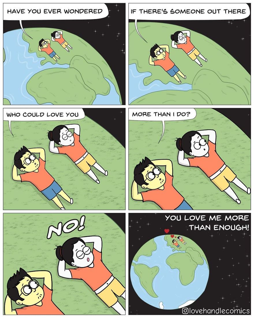 20 Comics Illustrating The Daily Moments From Our Relationship