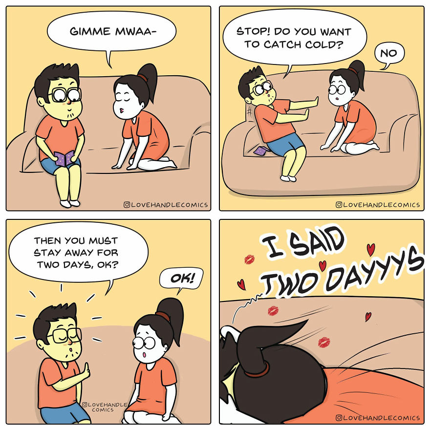 20 Comics Illustrating The Daily Moments From Our Relationship