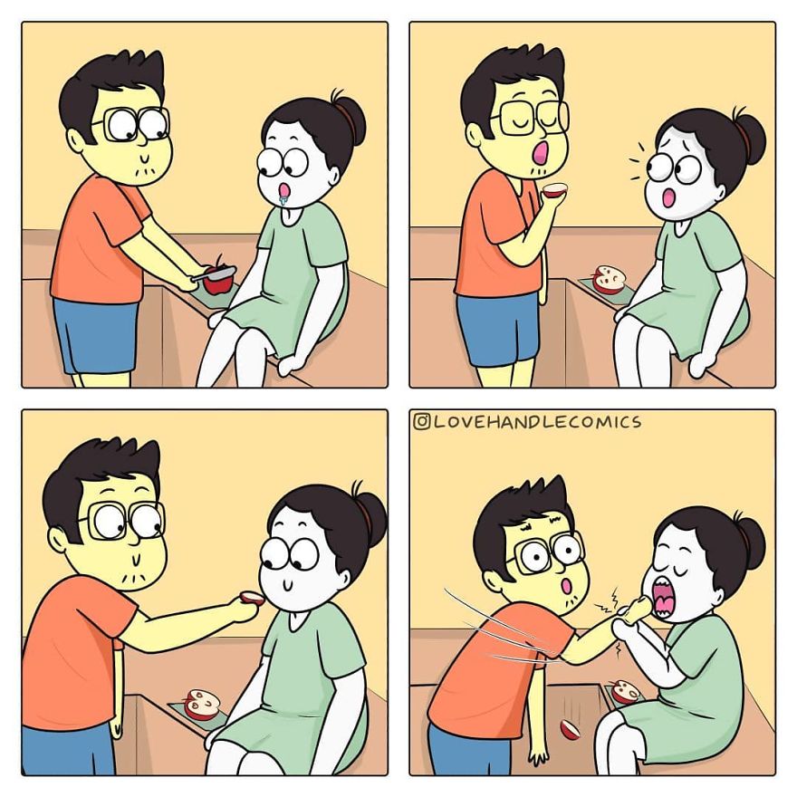20 Comics Illustrating The Daily Moments From Our Relationship