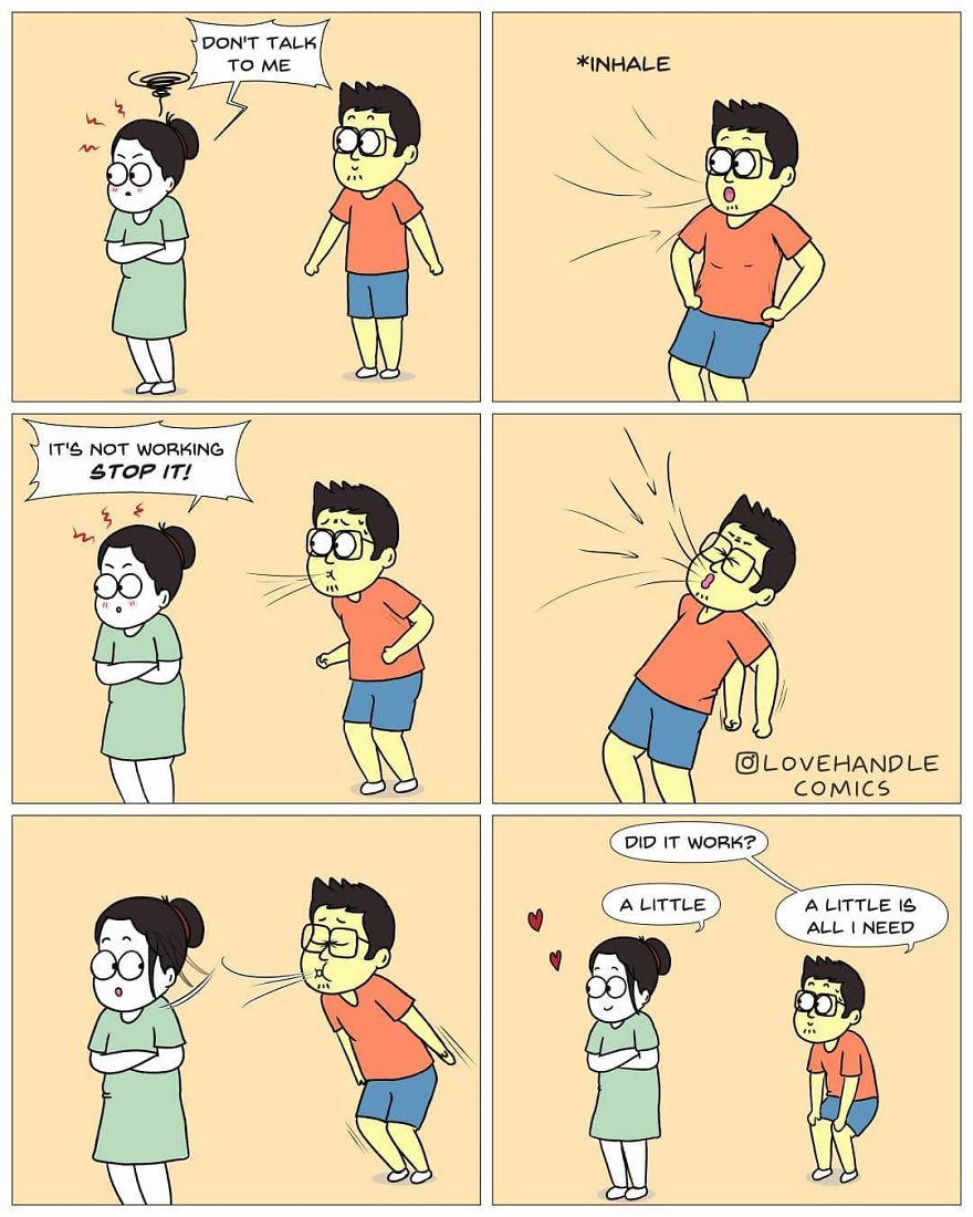 20 Comics Illustrating The Daily Moments From Our Relationship