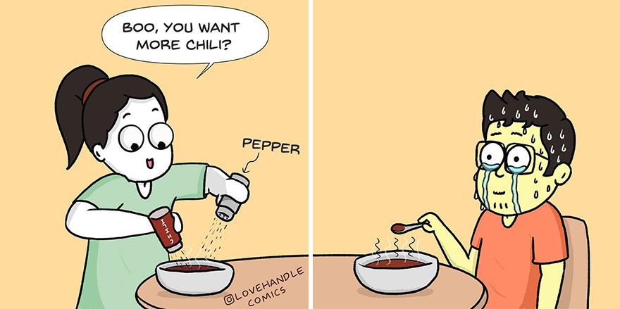 20 Comics Illustrating The Daily Moments From Our Relationship