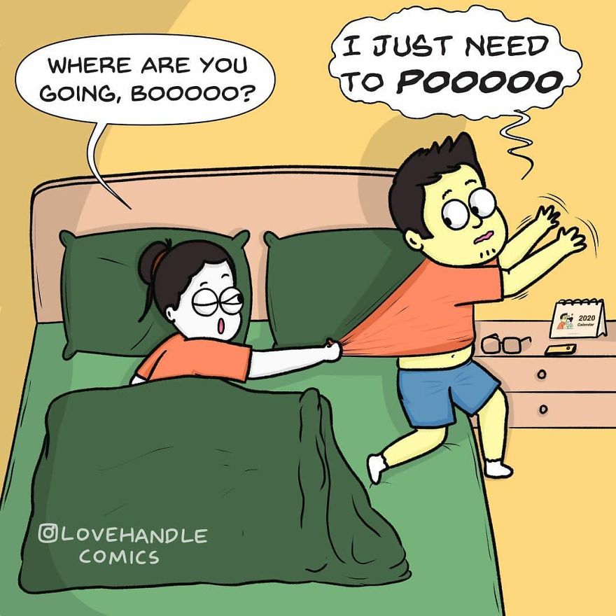20 Comics Illustrating The Daily Moments From Our Relationship