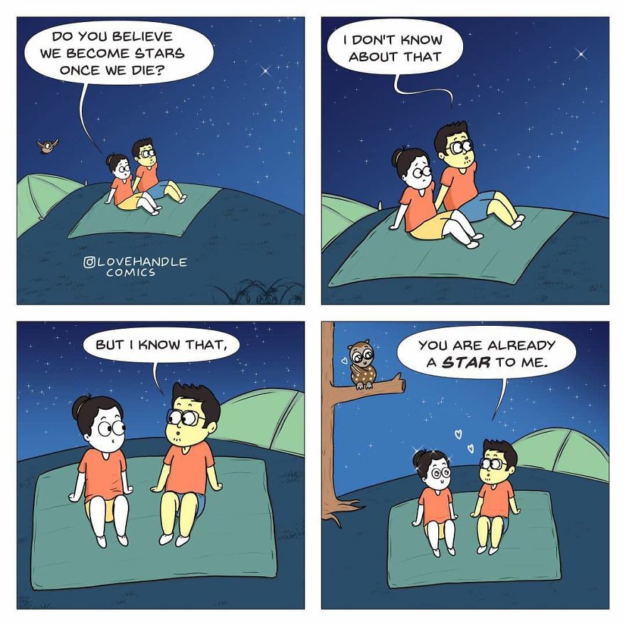 20 Comics Illustrating The Daily Moments From Our Relationship