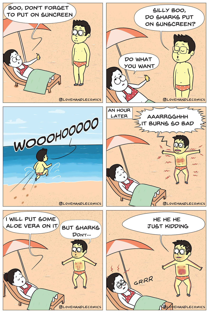 20 Comics Illustrating The Daily Moments From Our Relationship