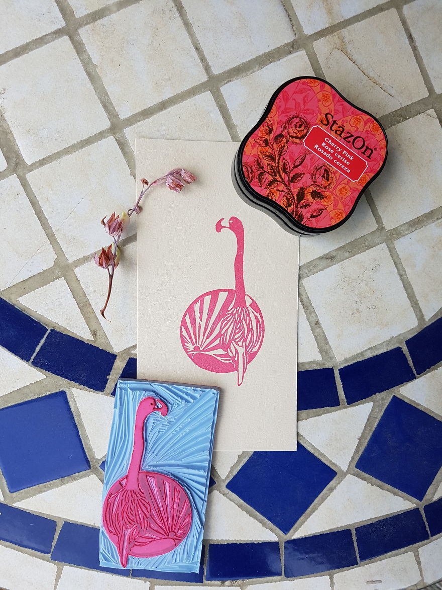 I Made Art With A £5 Rubber Stamp DIY Kit