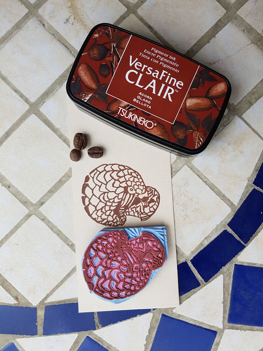 I Made Art With A £5 Rubber Stamp DIY Kit