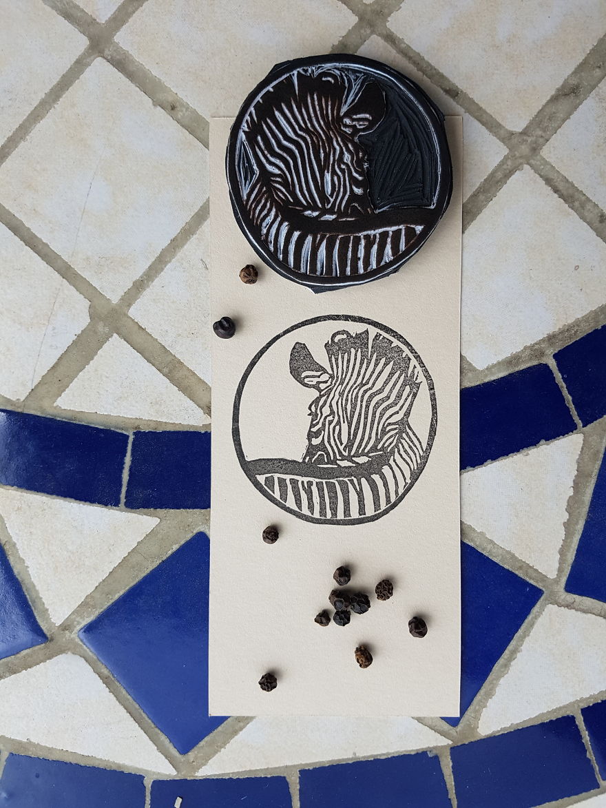 I Made Art With A £5 Rubber Stamp DIY Kit