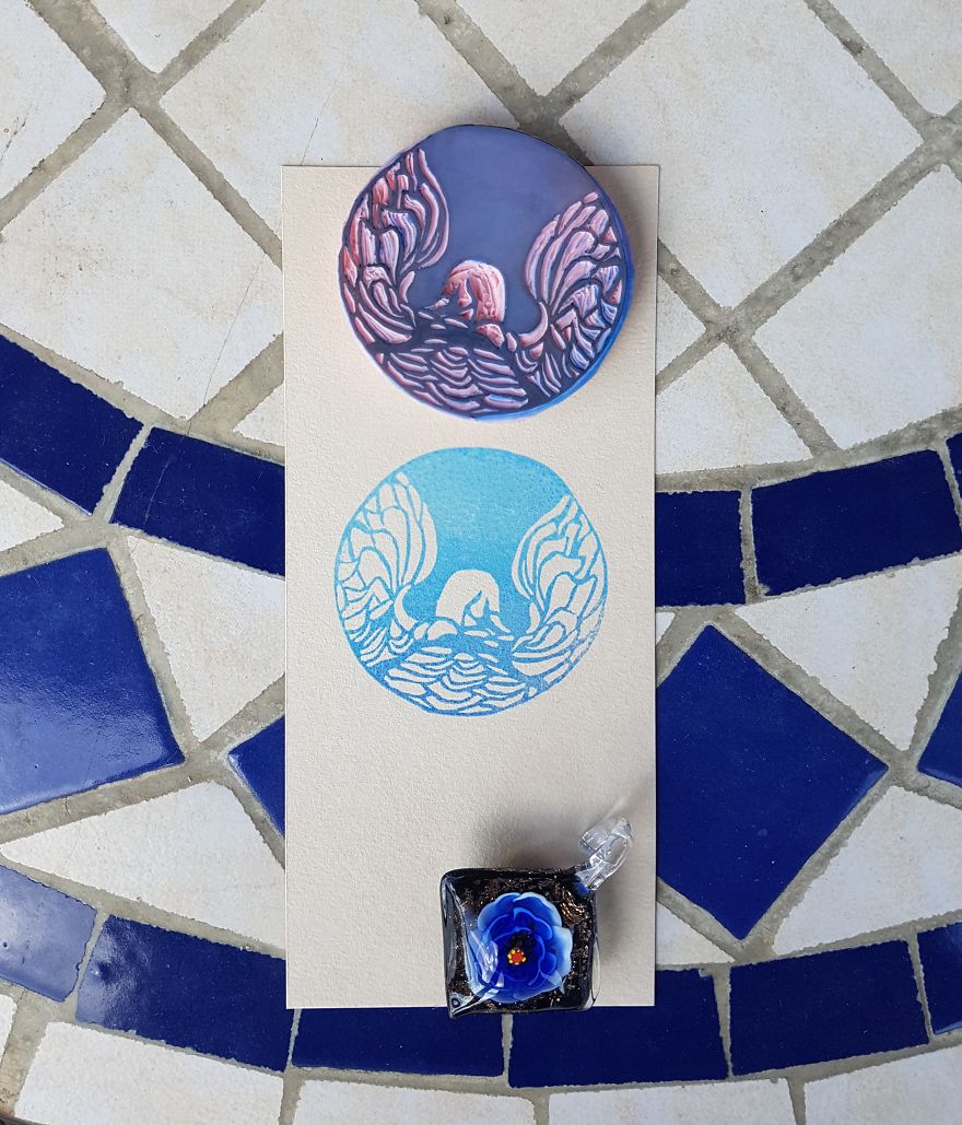 I Made Art With A £5 Rubber Stamp DIY Kit