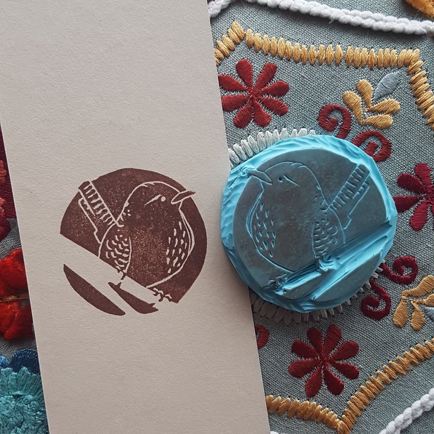 I Made Art With A £5 Rubber Stamp DIY Kit