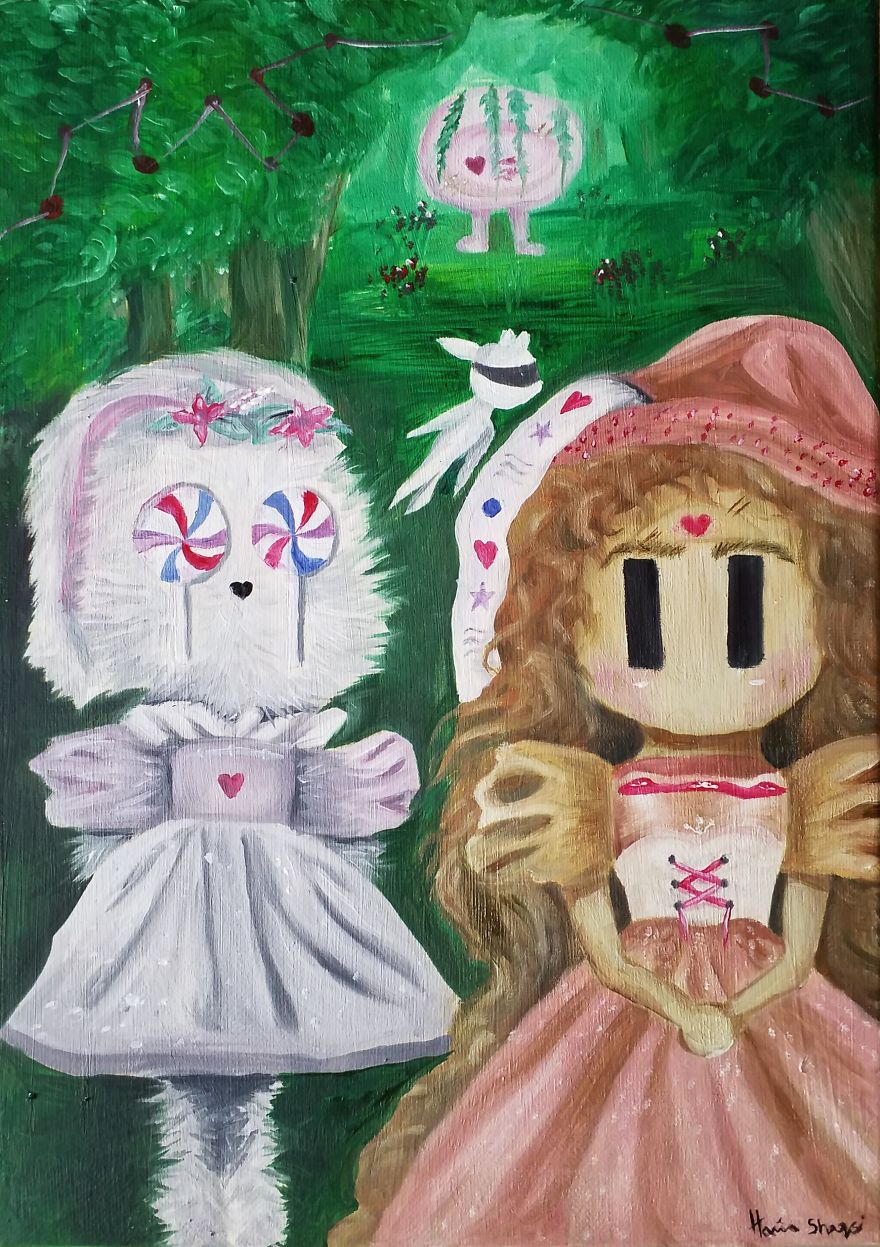 I Turn My Lucid Dreams Into Whimsical Paintings