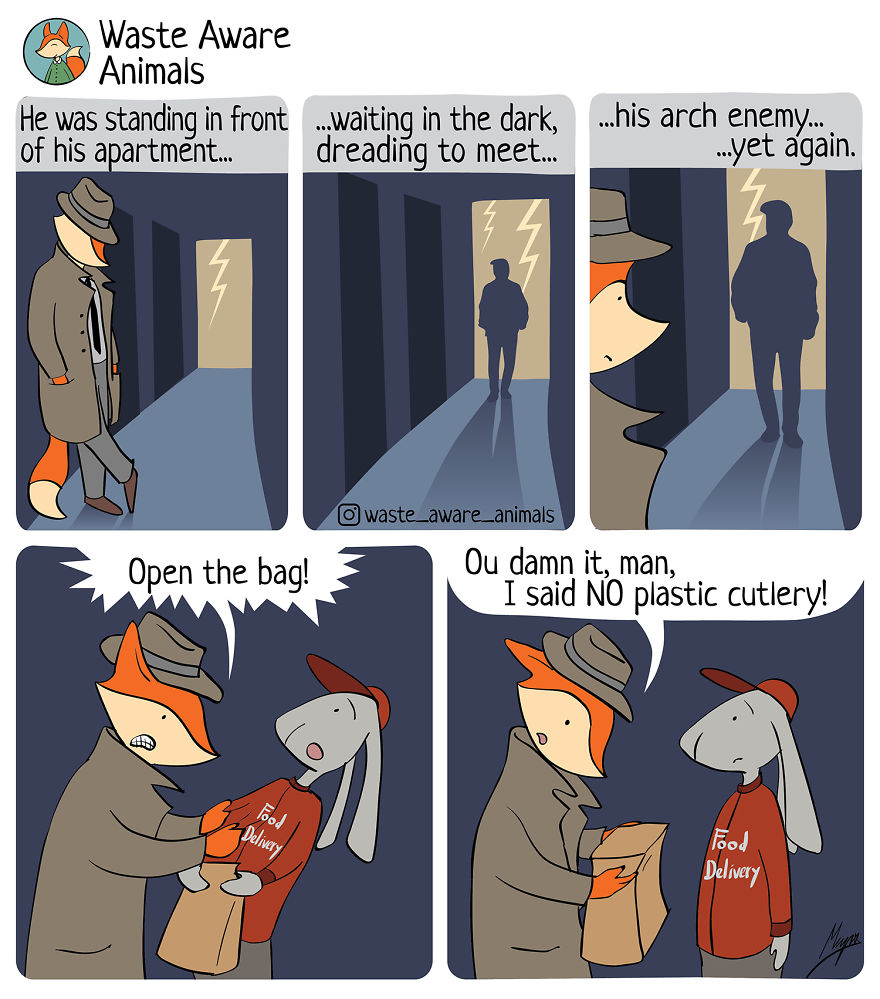 I Create A Comics To Share My Funny Struggle With Zero Waste Living