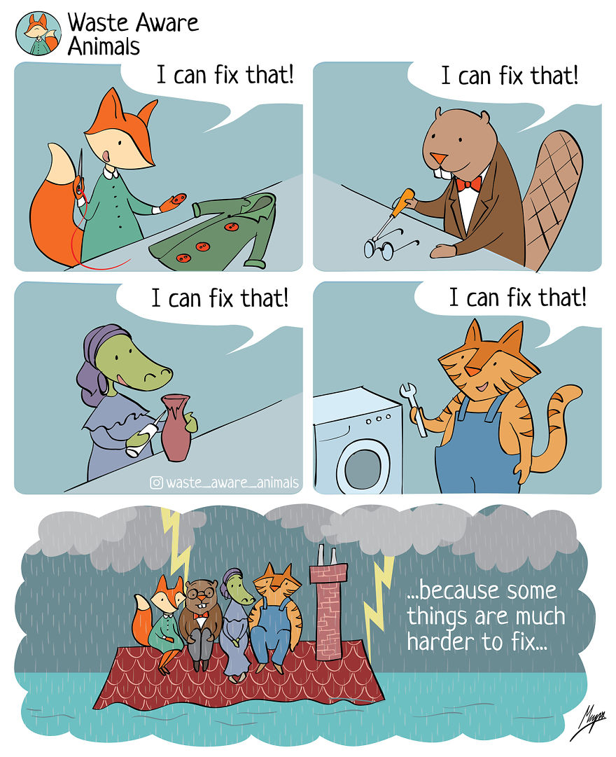 I Create A Comics To Share My Funny Struggle With Zero Waste Living