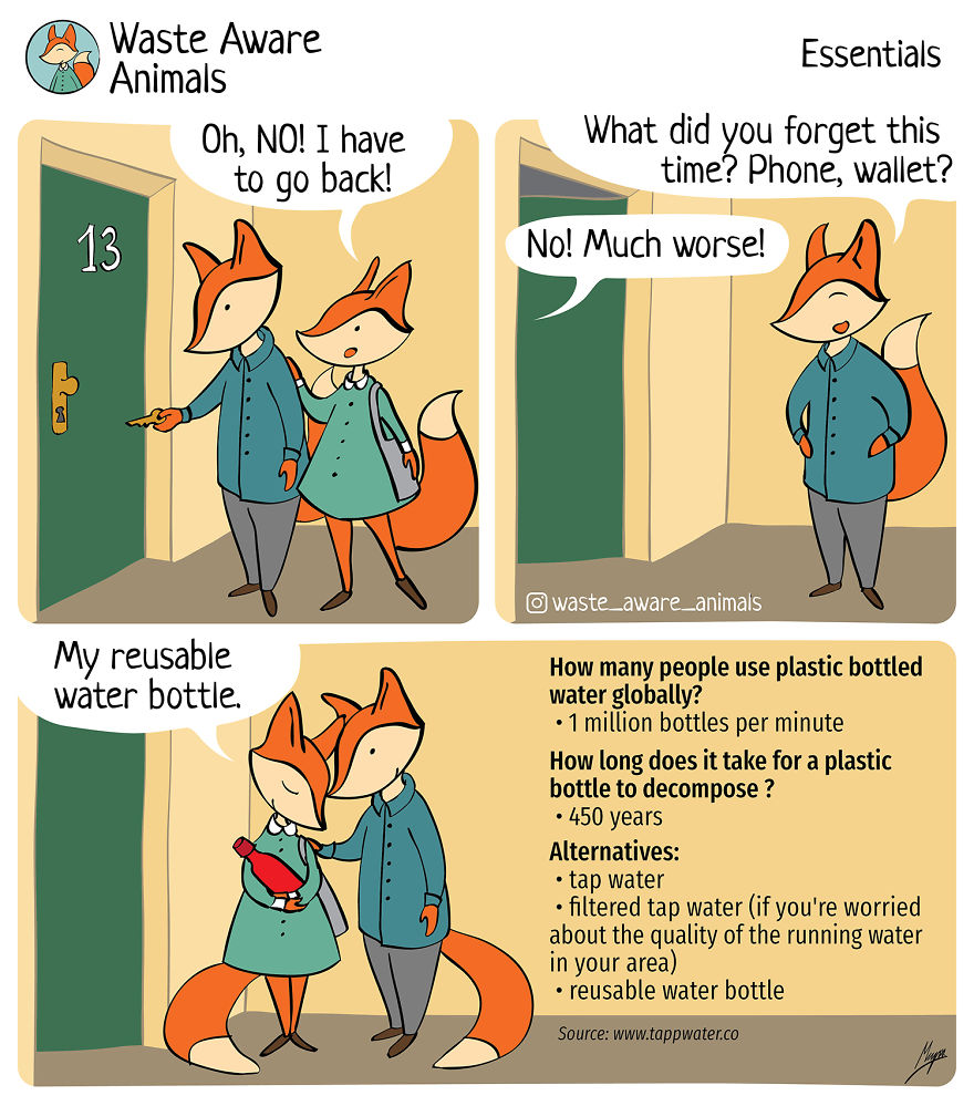 I Create A Comics To Share My Funny Struggle With Zero Waste Living