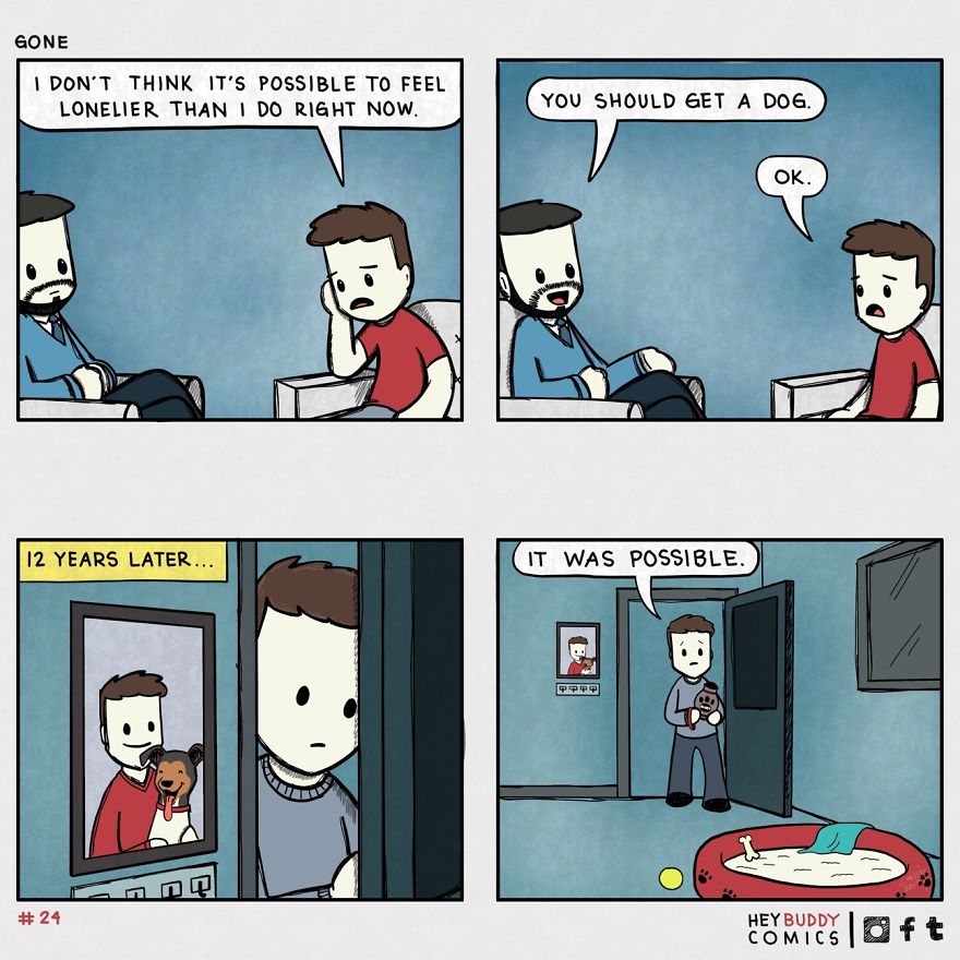 24 Comics About My Relationship With My Dog - The Good, The Bad, And The Oh So Sad