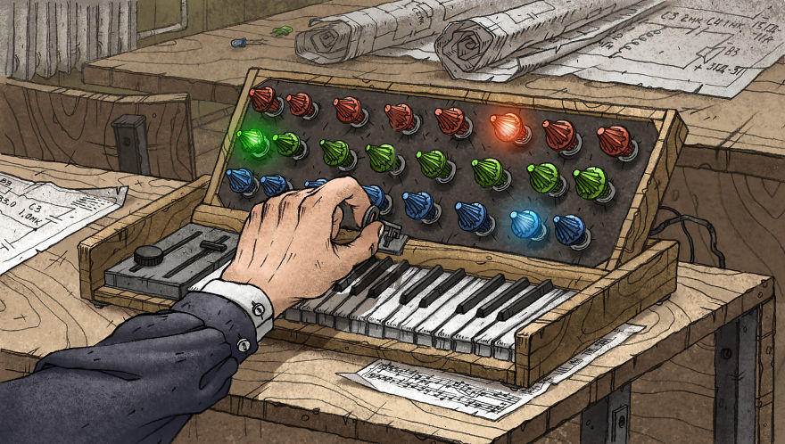 "White Noise" An Animated Project About Music