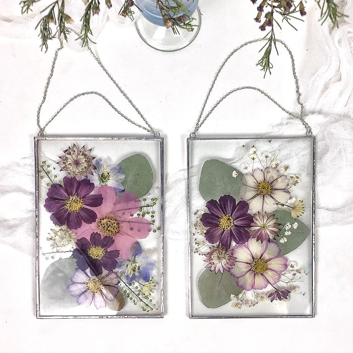 About Two Years Ago, I Picked Up A New Hobby Of Making Flower Herbariums And Here Are My Recent Works