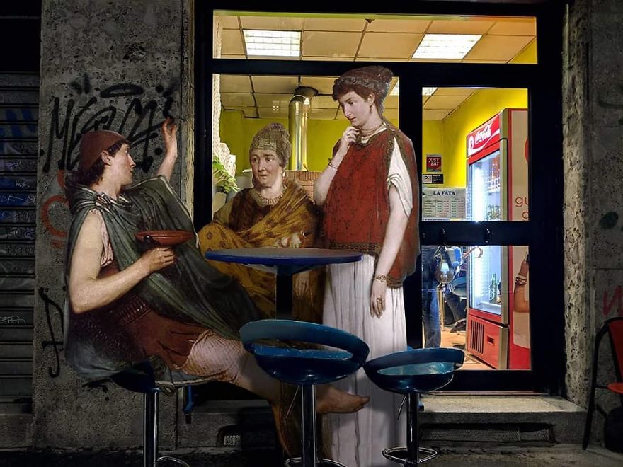 Artist Brings Classic Painting Characters To Today's World (New Pics)