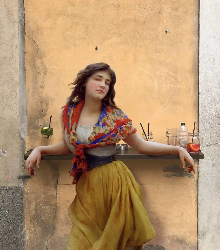 Artist Brings Classic Painting Characters To Today's World (New Pics)