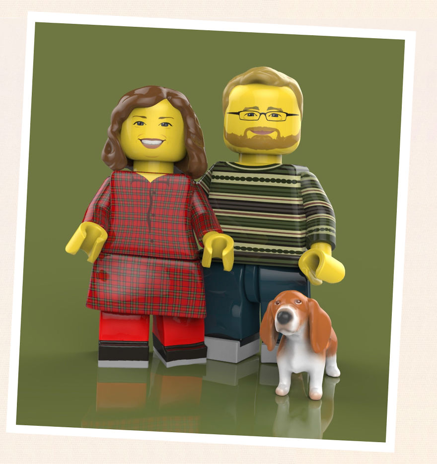 Custom portrait with a pet