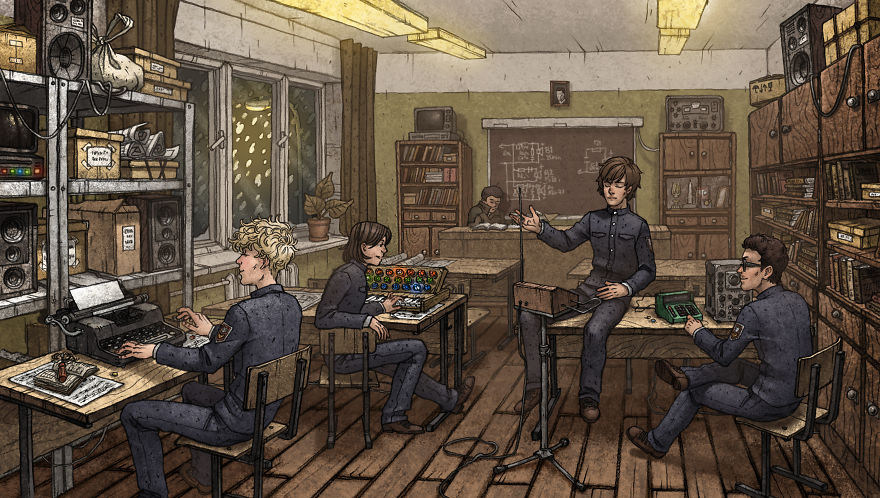 "White Noise" An Animated Project About Music