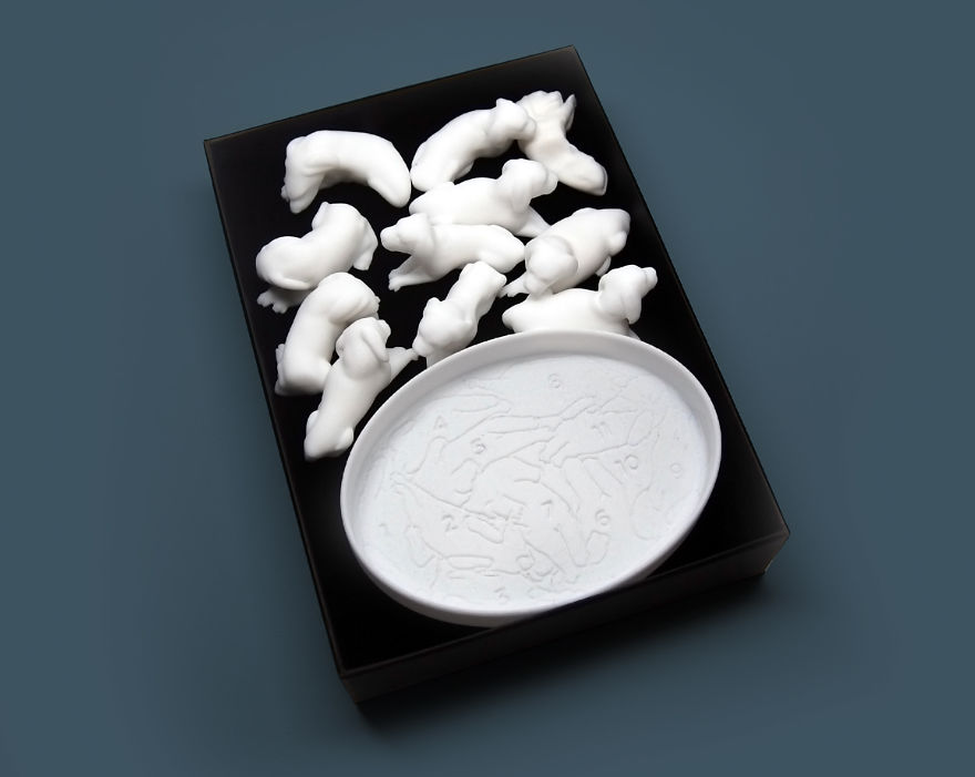 Snuggle Puzzle: I Made A 3D Puzzle Of Snuggling Puppies