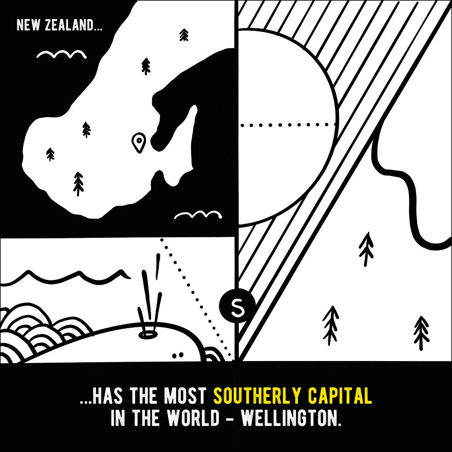 We Illustrated 20 Interesting Facts About New Zealand That You Probably Didn't Know