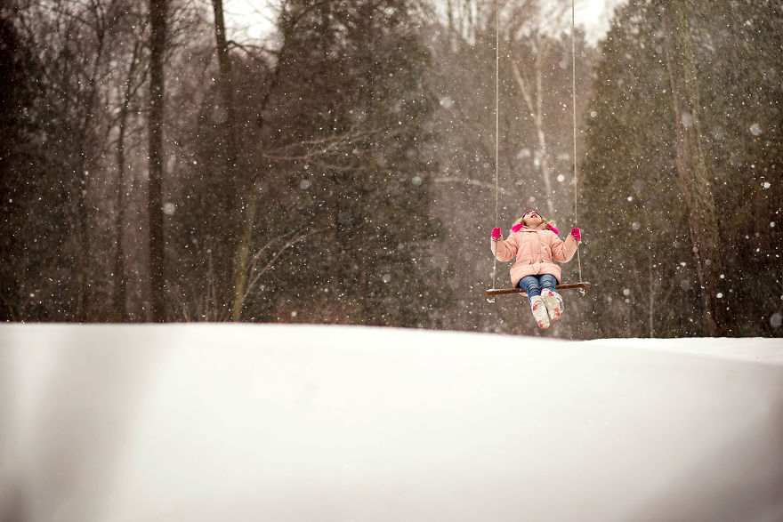 I've Photographed My Daughter On The Same Tree Swing For 3 Years, Here Are Some Of My Favorites