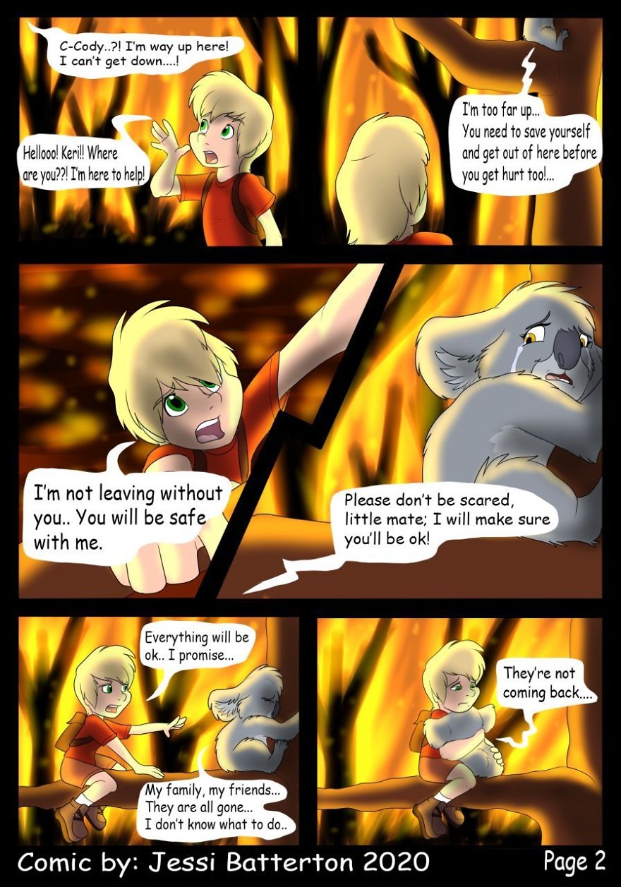 I Illustrate Fire Rescuers In Australia