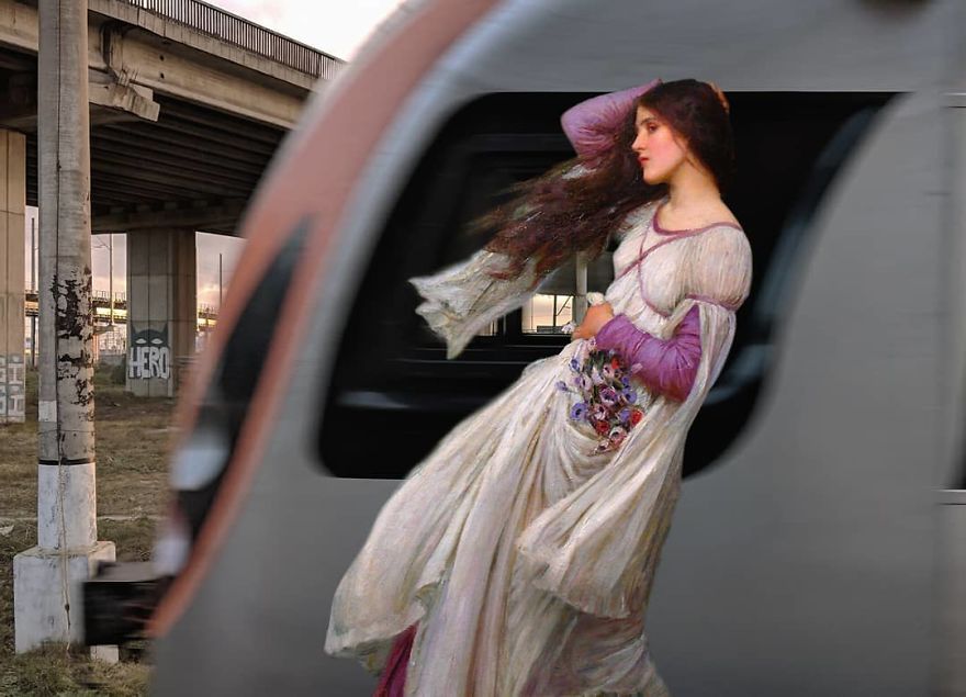 Artist Brings Classic Painting Characters To Today's World (New Pics)