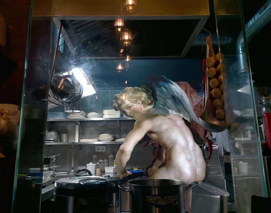 Artist Brings Classic Painting Characters To Today's World (New Pics)