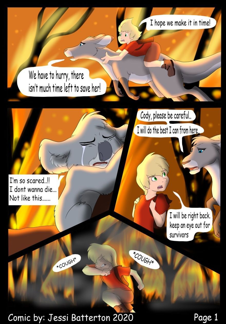 I Illustrate Fire Rescuers In Australia