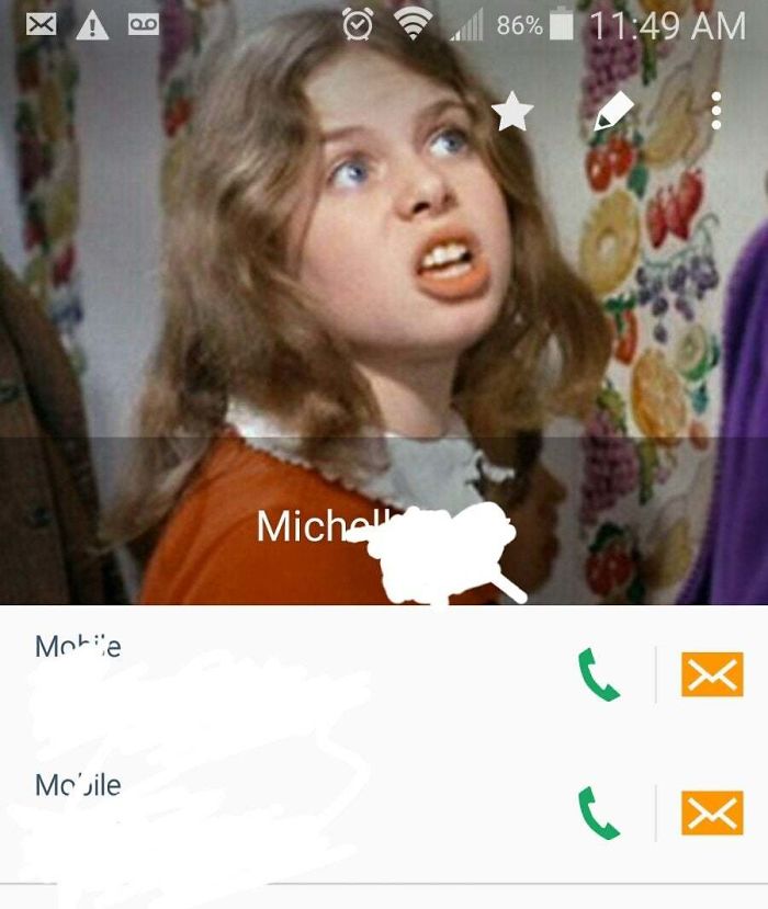 Changed My Ex's Contact Picture On My Phone To Remind Myself Who I'm Dealing With When She Calls