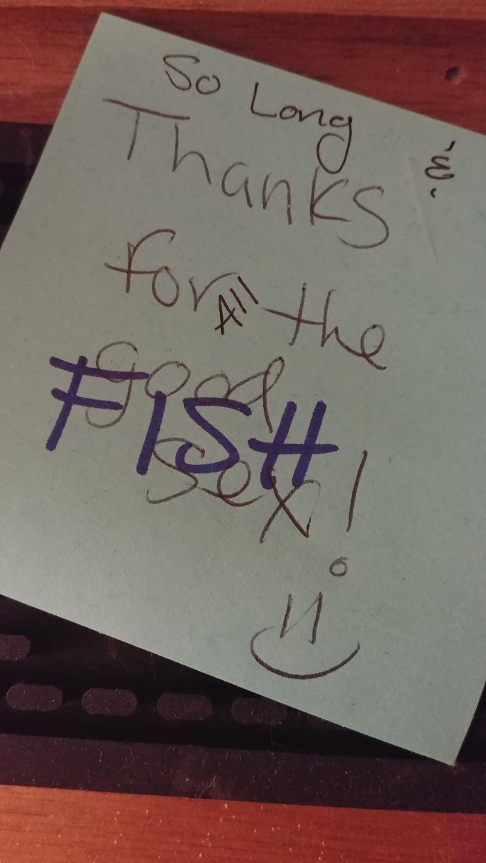 Ex Left Me A Note, Made Some Improvements