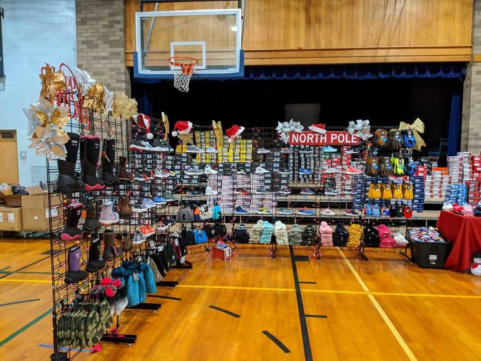 My Mom Works For An Elementary School In A Poor Part Of Pennsylvania. Today Someone Anonymously Donated Hats, Gloves, And Shoes Or Boots For Every Single Student