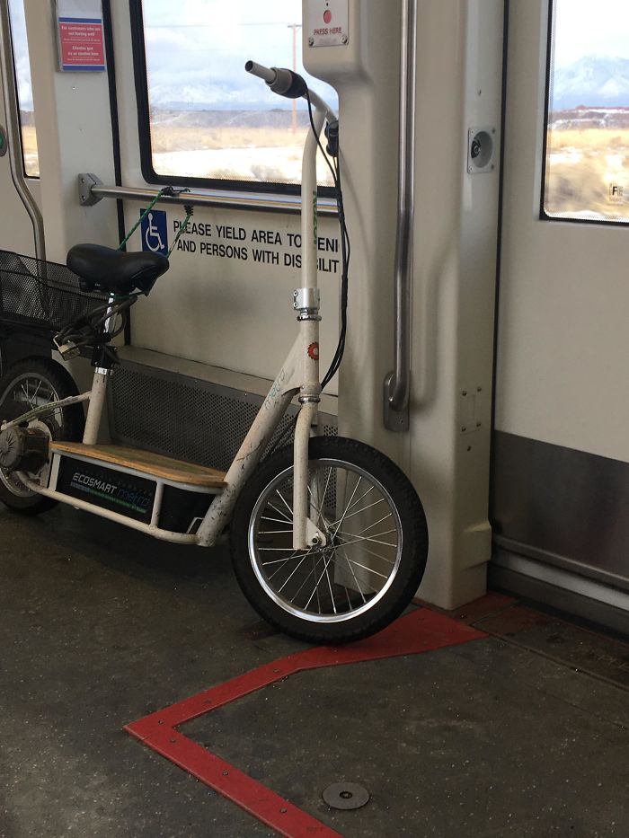 What Bugs Me Most About This Is That There’s Usually A Super Nice Guy In A Wheelchair Who Stays There And I Bet He Had To Move Because Of This Lovely Person